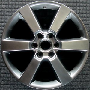 2015-2019 Ford F-150 Silver Straight Spoke Hyper Charcoal Alloy Wheel (Remanufactured OEM)