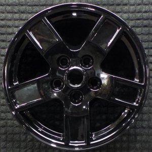 2005-2007 Jeep Grand Cherokee Black 17x7.5 5-Spoke Alloy Wheel (Remanufactured OEM)