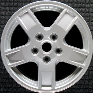 2005-2007 Jeep Grand Cherokee Silver 17x7.5 5-Spoke Alloy Wheel (Remanufactured OEM)