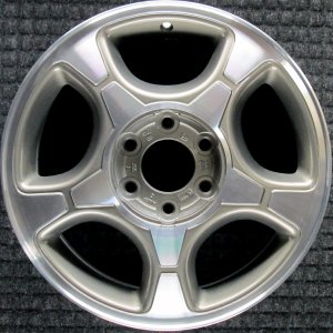 2004-2006 Chevrolet Trailblazer EXT Black 17x7 5-Spoke Alloy Wheel (Remanufactured OEM)
