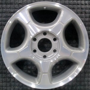 2004-2006 Chevrolet Trailblazer EXT Gray 17x7 5-Spoke Alloy Wheel (Remanufactured OEM)