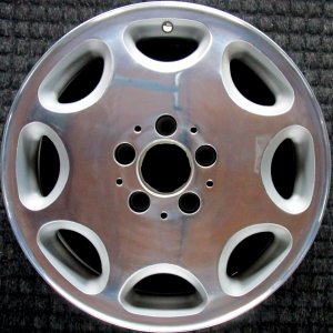 1994 Mercedes-Benz S420 Silver Wheel (Remanufactured OEM)
