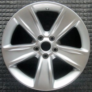 2015-2023 Dodge Charger Silver 18-inch 5-Spoke Smoked Hyper Silver Alloy Wheel (Remanufactured OEM)
