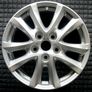 OEM All Silver Alloy Wheel for 2014-2022 Mazda MAZDA 3, MAZDA CX-3 (OEM)