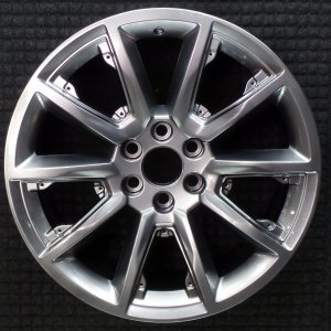 2015-2020 Chevrolet Tahoe Chrome 22x9 10-Spoke Double Medium Hyper Silver Alloy Wheel (Remanufactured OEM)