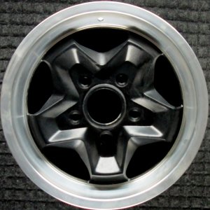 1987-1988 Porsche 924 Black Wheel (Remanufactured OEM)