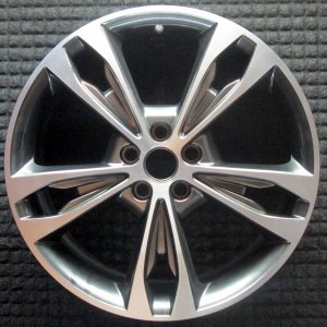 2017-2020 Ford Fusion Black 19-Inch 5-Split Spoke Machined Dark Charcoal Alloy Wheel (Remanufactured OEM)