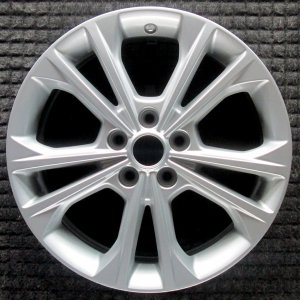 2017-2019 Ford Escape Silver 17x7.5 10-Spoke Silver Painted Alloy Wheel (Remanufactured OEM)