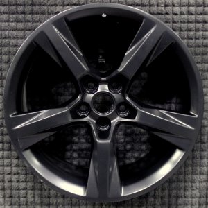 2016-2018 Chevrolet Camaro Black 20x8.5 5-Spoke Painted Matte Black Alloy Wheel - Front (Remanufactured OEM)