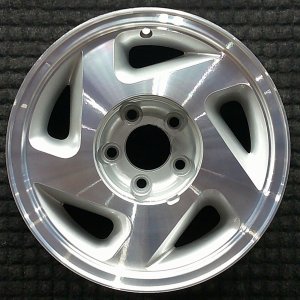 1990 Ford Bronco II Silver 15x7 5-Spoke Alloy Wheel (Remanufactured OEM)