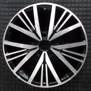 2017-2019 Volkswagen Beetle Black 20-Spoke Black Machined Alloy Wheel (Remanufactured OEM)