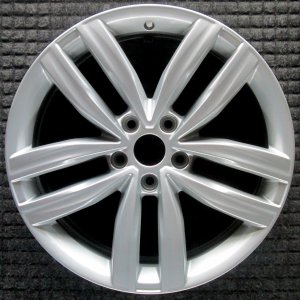 2016-2020 Volkswagen Passat Tan 18x8 Twin 5-Spoke Silver Painted Alloy Wheel (Remanufactured OEM)