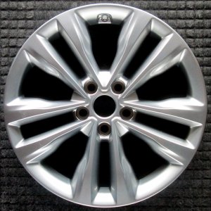 2017-2018 Hyundai Santa Fe Sport Silver Smoked Hyper Painted Alloy Wheel (Remanufactured OEM)