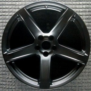 2017-2023 Dodge Charger Silver 5-Spoke Low Gloss Black Alloy Wheel (Remanufactured OEM)