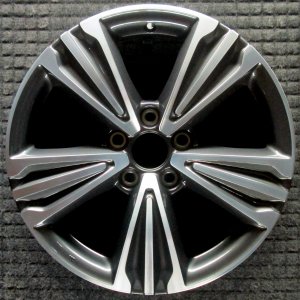 2017-2020 Acura MDX Black 18x8 Machined Charcoal Alloy Wheel (Remanufactured OEM)
