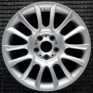 2006 BMW 325i Silver 18x8 V-Spoke Style 152 Alloy Wheel - Front (Remanufactured OEM)