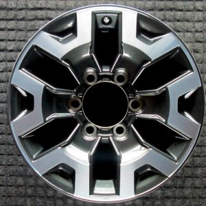 2016-2023 Toyota Tacoma Black 16x7 6 Y-Spoke Machined Alloy Wheel (Remanufactured OEM)