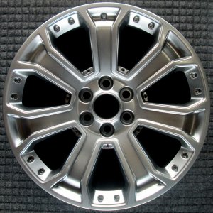2015-2020 GMC Yukon Silver 22x9 6-Spoke Accessory Alloy Wheel (Remanufactured OEM)