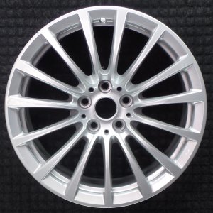 2017-2020 BMW 530i Silver 18x8 15-Spoke Silver Aluminum Alloy Wheel (Remanufactured OEM)