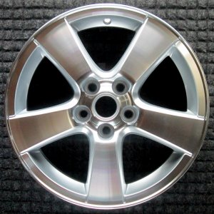 2011-2016 Chevrolet Cruze Silver 5-Spoke Silver Machined Alloy Wheel (New OEM)