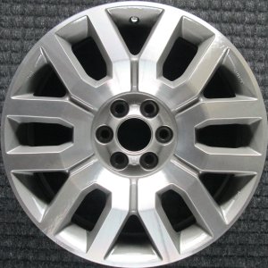 2009-2014 Nissan Frontier Black 18x7.5 6 U-Spoke Machined Charcoal Alloy Wheel (Remanufactured OEM)