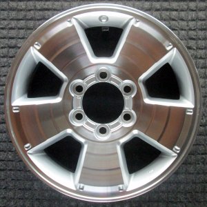 2007-2014 Toyota FJ Cruiser Silver 17x7.5 5-Spoke Machined Silver Alloy Wheel (New OEM)