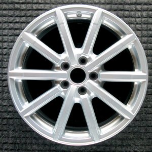 2015-2018 Audi A3 Silver 18x8 10-Spoke Bright Hyper Alloy Wheel (Remanufactured OEM)