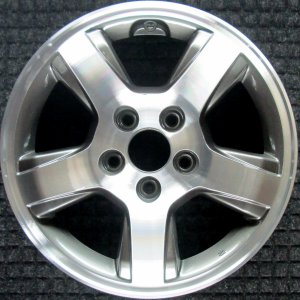 2006-2008 Honda Pilot Black 5-Spoke Machined Charcoal Alloy Wheel (Remanufactured OEM)