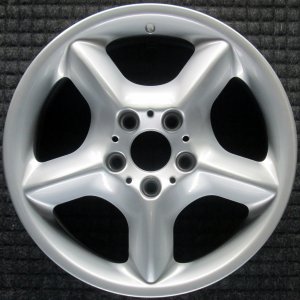 2000-2006 BMW X5 Silver 17x7.5 5-Spoke Alloy Wheel (Remanufactured OEM)