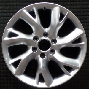 2011-2018 INFINITI QX80 Silver 22x8 14-Spoke Spare Wheel with Temporary Tire (Remanufactured OEM)
