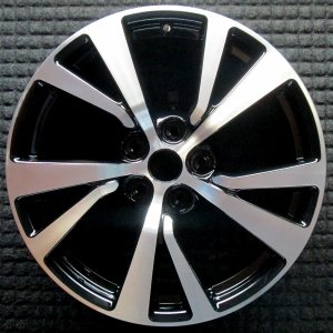 2016-2018 Nissan Maxima Black 18-inch 10-Spoke Machined Charcoal Alloy Wheel (Remanufactured OEM)