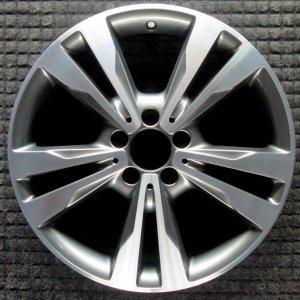 2015-2024 Mercedes-Benz C300 Black 18x8.5 10-Spoke Machined Charcoal Alloy Wheel (Remanufactured OEM)