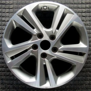 2017-2018 Hyundai Elantra Black 17-inch 5-Spoke Machined Charcoal Alloy Wheel (Remanufactured OEM)
