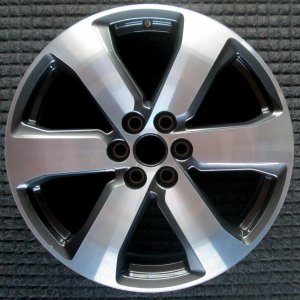2018-2024 Chevrolet Traverse Black 20x8 6-Spoke Machined Charcoal Alloy Wheel (Remanufactured OEM)
