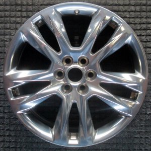 2018-2024 Chevrolet Traverse Silver 20x8 10-Spoke Full Polished Alloy Wheel (Remanufactured OEM)