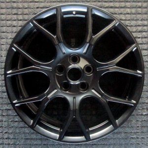 2018-2023 Ford Mustang Black Painted Black Alloy Wheel (Remanufactured OEM)