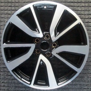 2017-2019 Nissan Qashqai Black 19x7 5 V-Spoke Machined Black Alloy Wheel (Remanufactured OEM)