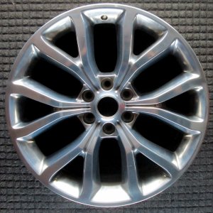 2018-2020 Ford Expedition Silver 22x9.5 12-Spoke Polished Alloy Wheel (Remanufactured OEM)