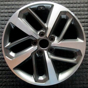 2018-2021 Hyundai Kona Black 18x7.5 5-Spoke Machined Charcoal Alloy Wheel (Remanufactured OEM)