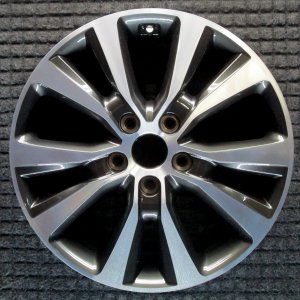 2018-2020 Hyundai Elantra Black Machined Charcoal Alloy Wheel (Remanufactured OEM)