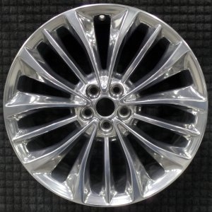2020-2024 Ford Edge Silver 20-Inch 15-Spoke Full Polished Alloy Wheel (Remanufactured OEM)