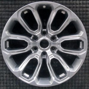 2022-2025 Jeep Wagoneer Chrome Open Spoke Painted and Polished Smoked Hyper Wheel with Chrome Inserts (Remanufactured OEM)