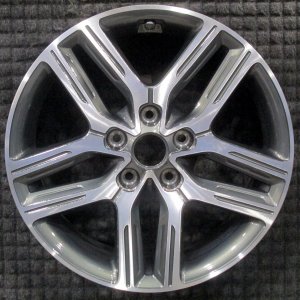 2019-2024 Kia Forte Black 17-Inch 5 Y-Spoke Machined Charcoal Alloy Wheel (Remanufactured OEM)
