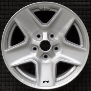 2020-2023 Jeep Gladiator Silver 17x7.5 5-Spoke Silver Painted Alloy Wheel (Remanufactured OEM)