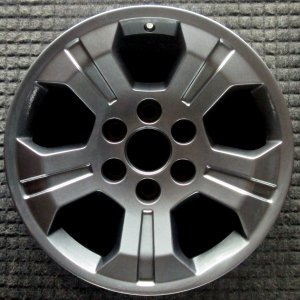2015-2020 GMC Yukon Silver 18x8.5 5-Spoke Machined Silver Alloy Wheel (Remanufactured OEM)