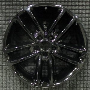 2018-2019 Dodge Charger Black 10-Spoke Machined Polished Charcoal Alloy Wheel (Remanufactured OEM)