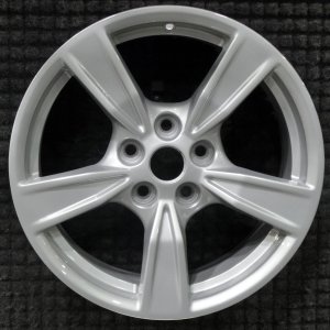 2020-2023 Ford Mustang Silver 17x7.5 5-Spoke Silver Painted Aluminum Wheel (Remanufactured OEM)