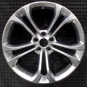 2020-2023 Dodge Charger Silver 20x8 10-Spoke Double Spoke Smoked Hypersilver Alloy Wheel (Remanufactured OEM)