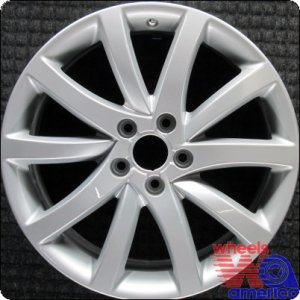 2009-2016 Audi A4 Quattro Silver 18x8 10-Spoke Alloy Wheel (Remanufactured OEM)