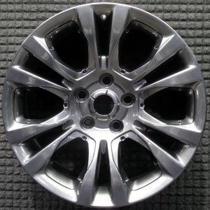 2013 Dodge Ram 1500 Silver 20x9 5-Spoke Polished Alloy Wheel (Remanufactured OEM)